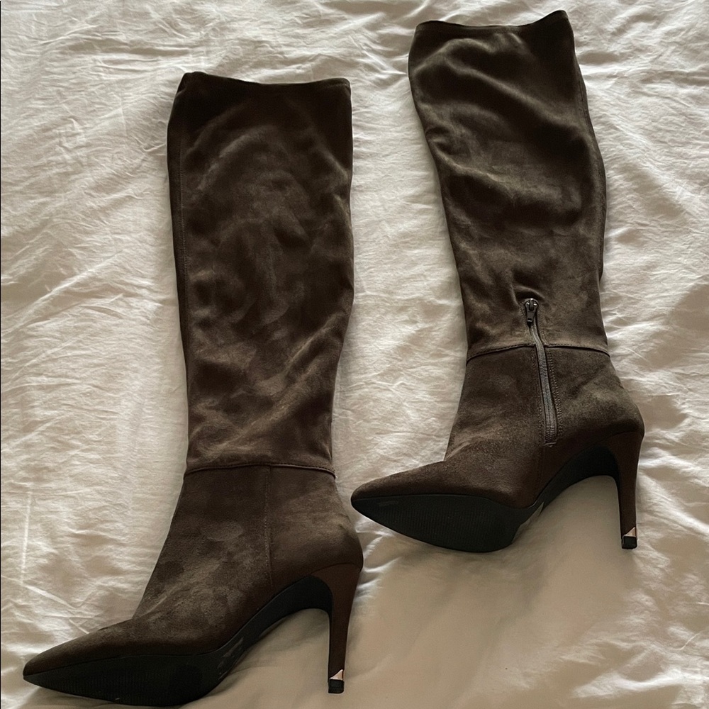 Call It Spring Mocha Brown Heeled Boots